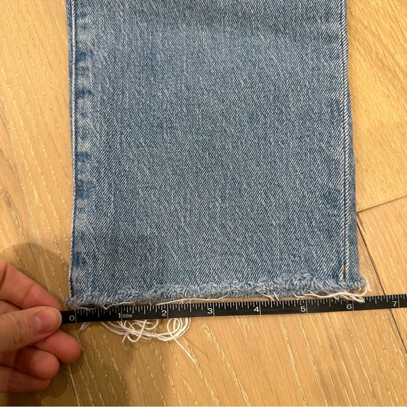 Madewell The Perfect Vintage Jean Size 26 Blue Womens Denim High Rise Wide Leg - Picture 11 of 13